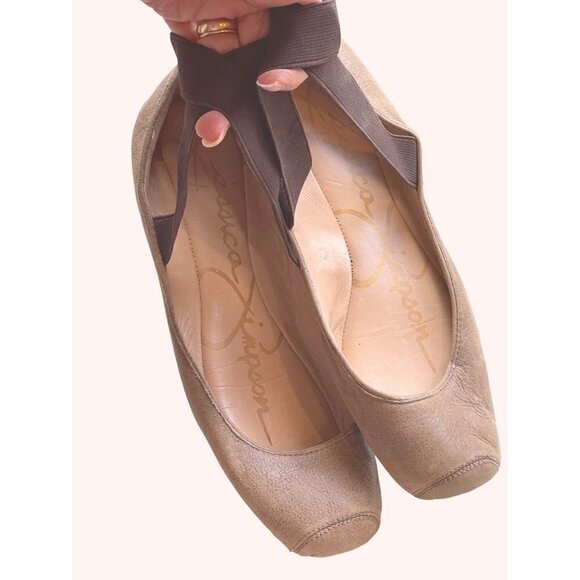 Jessica Simpson Womens shoes balletcore size 7 light tan - Picture 4 of 6